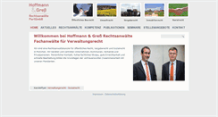 Desktop Screenshot of hoffmann-gress.de