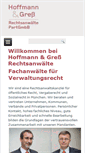 Mobile Screenshot of hoffmann-gress.de